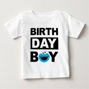 Sesame Street   Cookie Monster - Birthday Boy Baby T Shirt