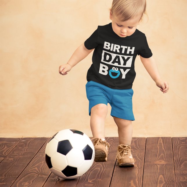 Sesame Street | Cookie Monster - Birthday Boy T Shirt (Skapare uppladdad)