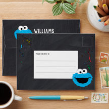 Sesame Street | Cookie Monster Birthday Chalkboard