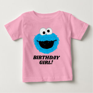 Sesame Street Cookie Monster - Birthday Girl T Shirt