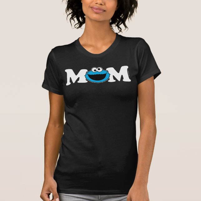 Sesame Street Cookie Monster - Birthday Mamma T-Sh T Shirt (Framsida)