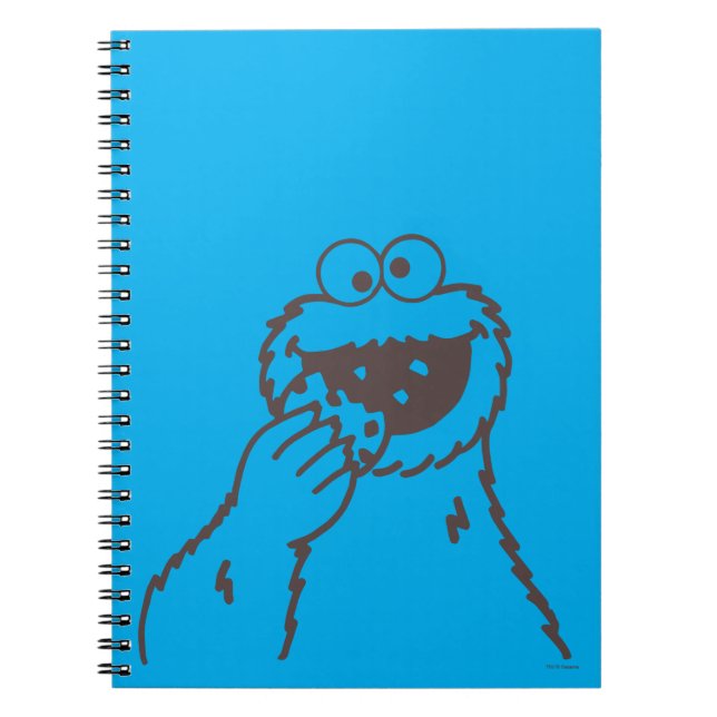 Sesame Street | Cookie Monster Bright Anteckningsbok (Framsidan)