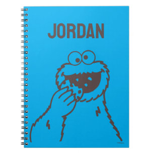 Sesame Street Cookie Monster Bright Anteckningsbok