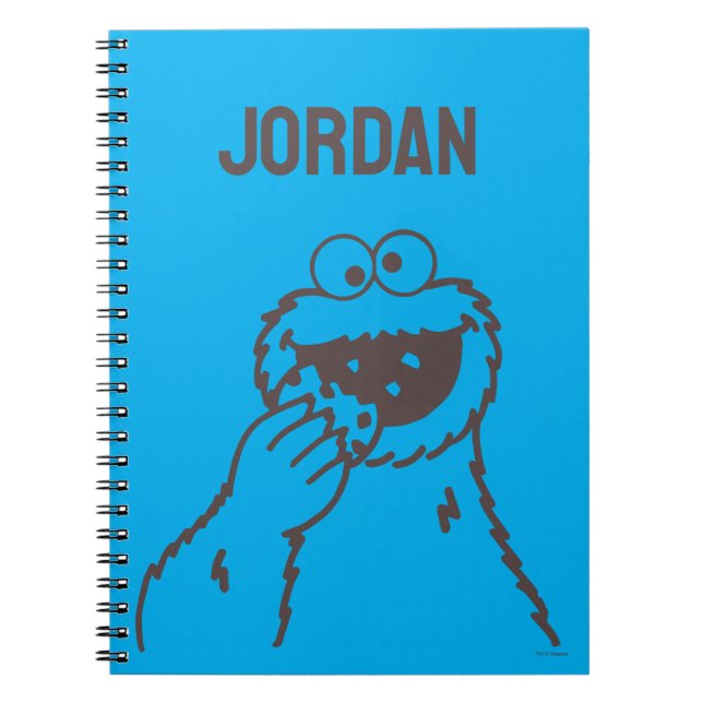 Sesame Street | Cookie Monster Bright Anteckningsbok (Framsidan)