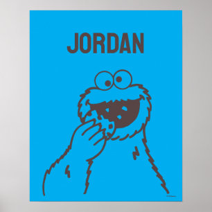 Sesame Street   Cookie Monster Bright   Lägg till  Poster
