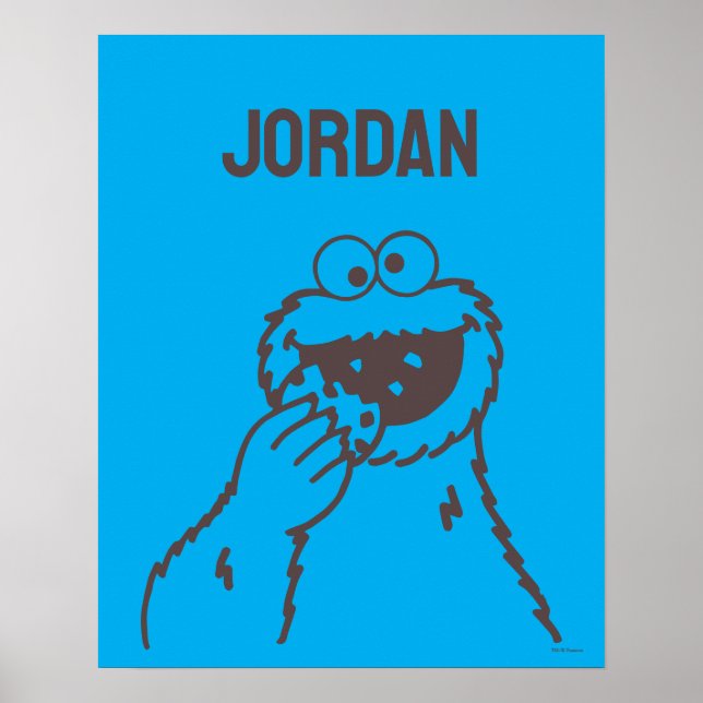 Sesame Street | Cookie Monster Bright | Lägg till  Poster (Framsidan)