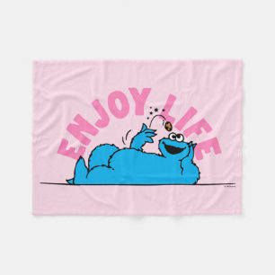 Sesame Street Cookie Monster Ejoy Life Fleecefilt