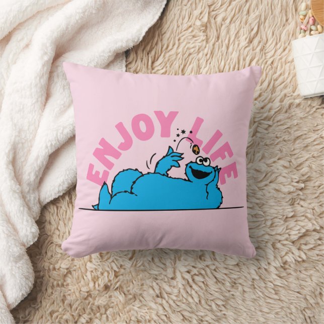 Sesame Street | Cookie Monster Ejoy Life Kudde (Filt)