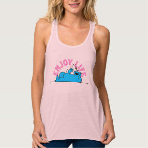 Sesame Street   Cookie Monster Ejoy Life Linne Med Racerback