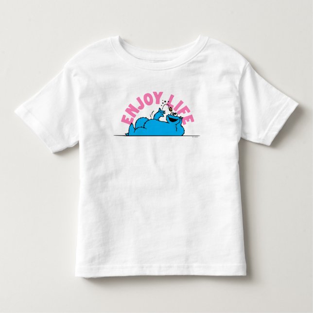 Sesame Street | Cookie Monster Ejoy Life T Shirt (Framsida)