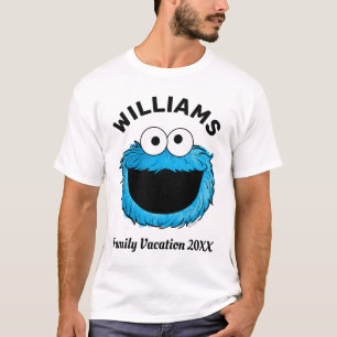 Sesame Street   Cookie Monster Family Vacacation T Shirt