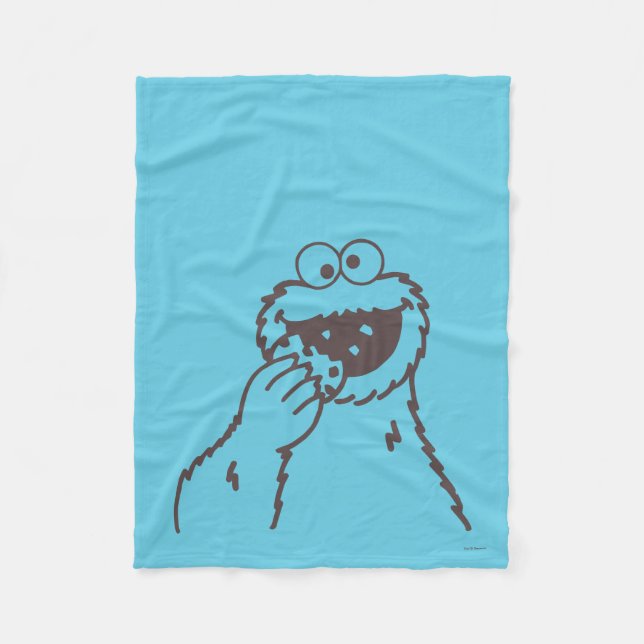 Sesame Street | Cookie Monster Fleecefilt (Framsidan)