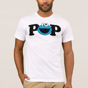 Sesame Street Cookie Monster - Födelsedags Pop T Shirt