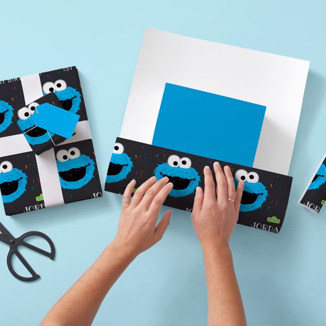 Sesame Street | Cookie Monster Födelsedagsritbord Presentpapper (Skapare uppladdad)