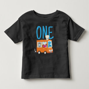 Sesame Street Cookie Monster Food Lastbil Birthd T Shirt