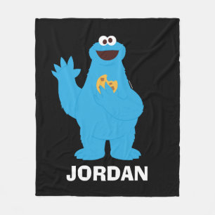 Sesame Street Cookie Monster för Personlig Fleecefilt
