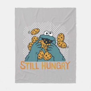 Sesame Street   Cookie Monster - fortfarande Hungr Fleecefilt
