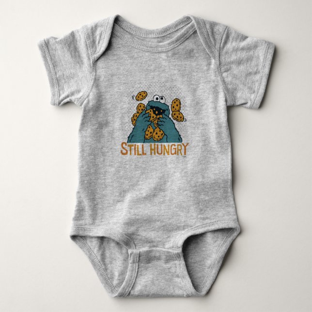 Sesame Street | Cookie Monster - Fortfarande hungr Tee (Framsida)