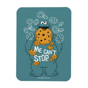 Sesame Street Cookie Monster - Jag Kan Inte Slut Magnet