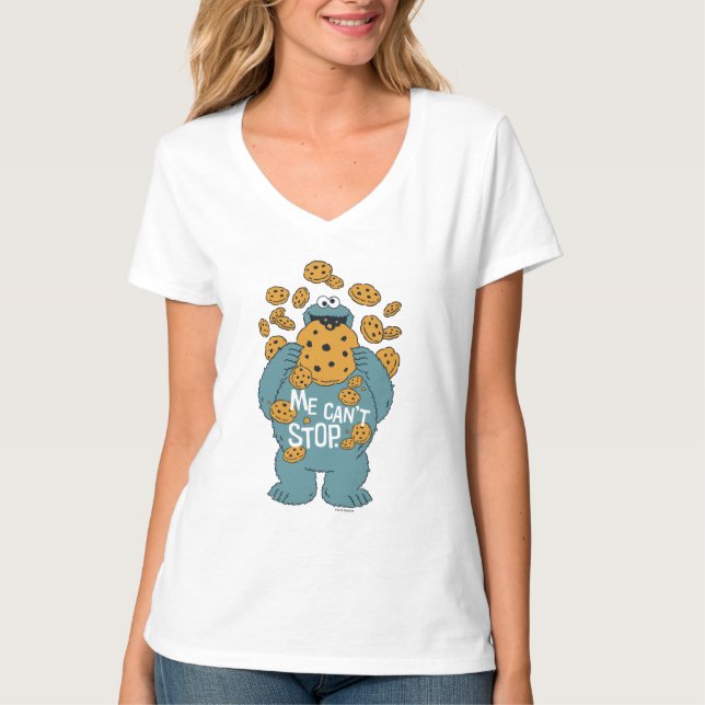 Sesame Street | Cookie Monster - Jag kan inte slut T Shirt (Framsida)
