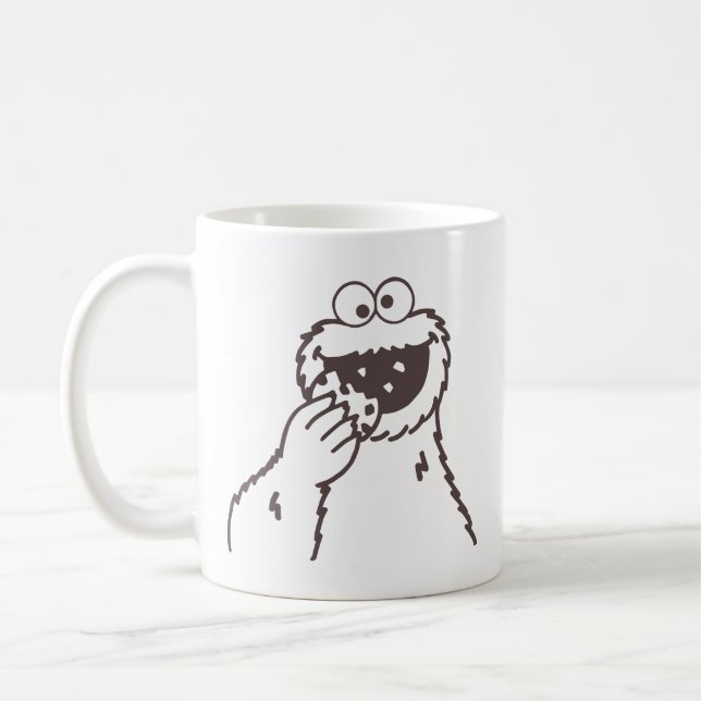 Sesame Street | Cookie Monster Kaffemugg (Vänster)