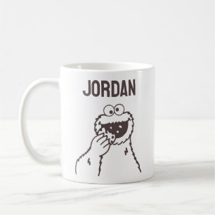 Sesame Street Cookie Monster Lägg till ditt na Kaffemugg