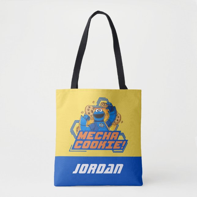 Sesame Street | Cookie Monster | Lägg till Namn Tygkasse (Framsida)