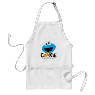 Sesame Street Cookie Monster Loving Cookies Förkläde