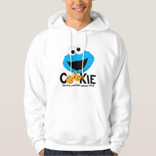 Sesame Street Cookie Monster Loving Cookies Hoodie