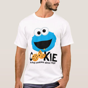 Sesame Street   Cookie Monster Loving Cookies T Shirt