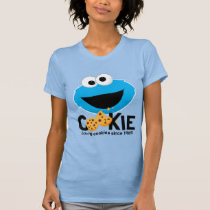 Sesame Street   Cookie Monster Loving Cookies T Shirt