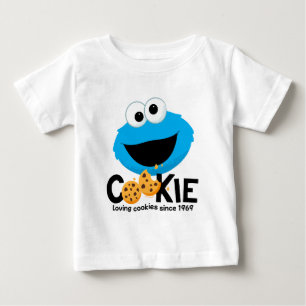 Sesame Street Cookie Monster Loving Cookies T Shirt