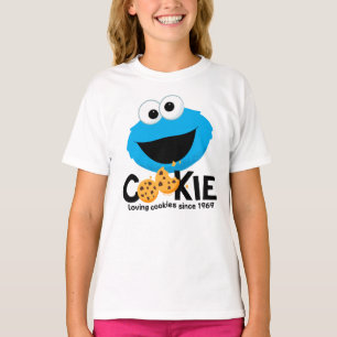 Sesame Street   Cookie Monster Loving Cookies T Shirt