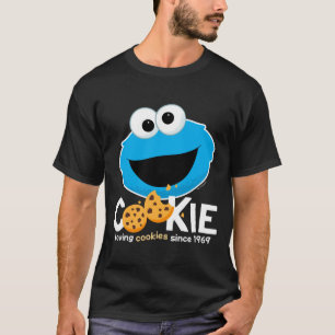 Sesame Street Cookie Monster Loving Cookies T Shirt