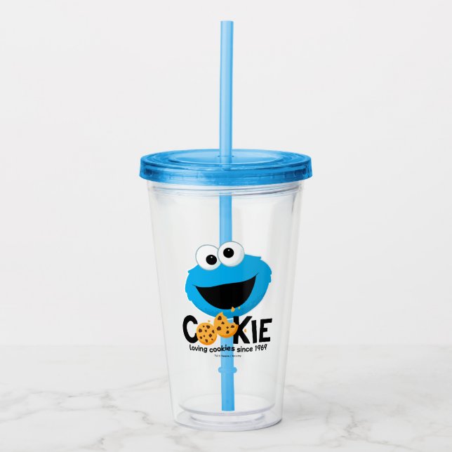 Sesame Street | Cookie Monster Loving Cookies Take Away Mugg (Framsida)