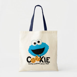 Sesame Street Cookie Monster Loving Cookies Tygkasse
