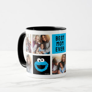 Sesame Street Cookie Monster Mamma Photo Collage Mugg