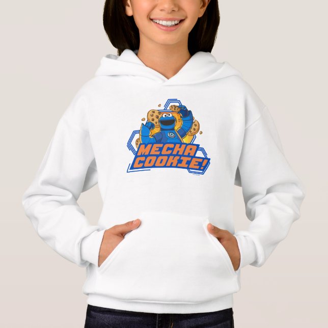 Sesame Street | Cookie Monster Mecha Cookie! T Shirt (Framsida)