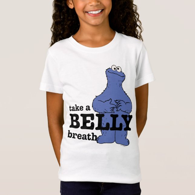 Sesame Street | Cookie Monster tar andedräkt T Shirt (Framsida)