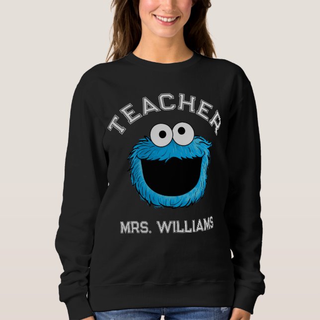Sesame Street | Cookie Monster Teacher T Shirt (Framsida)