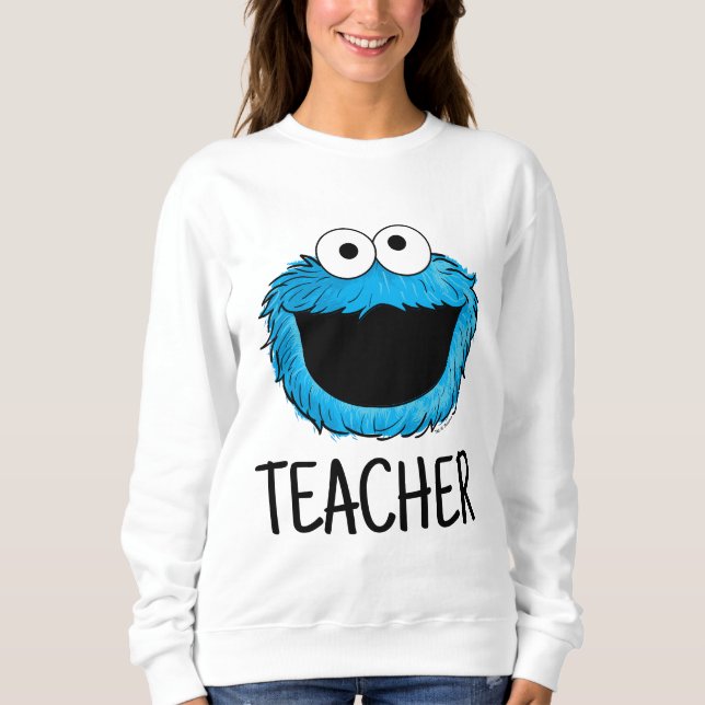 Sesame Street | Cookie Monster Teacher T Shirt (Framsida)