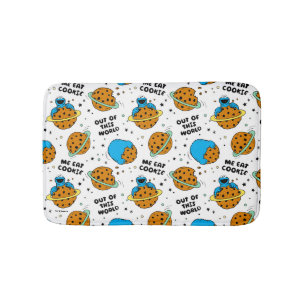 Sesame Street Cookie Monster ut ur världen Badrumsmatta