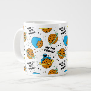 Sesame Street Cookie Monster ut ur världen Jumbo Mugg