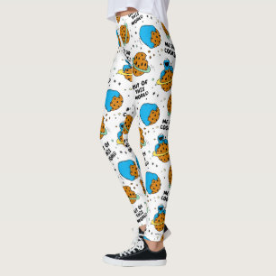 Sesame Street Cookie Monster ut ur världen Leggings