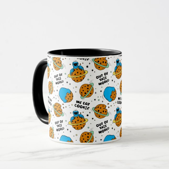 Sesame Street | Cookie Monster ut ur världen Mugg (Framsida vänster)