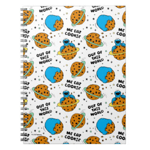 Sesame Street Cookie Monster Utom denna världen Anteckningsbok