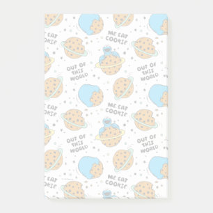 Sesame Street Cookie Monster Utom denna världen Post-it Block