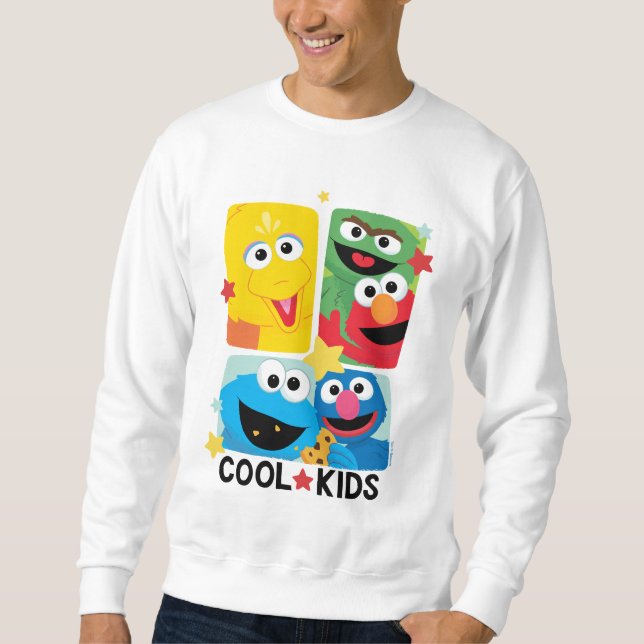 Sesame Street | Coola Kids Lång Ärmad Tröja (Framsida)