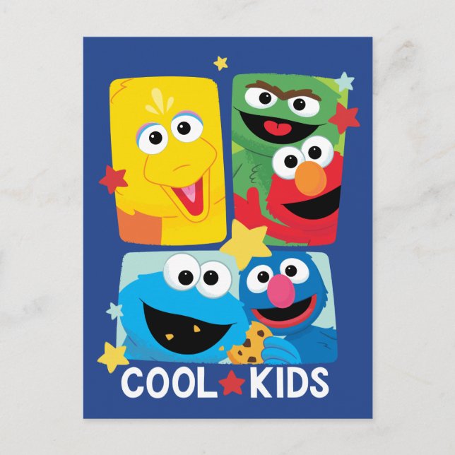 Sesame Street | Coola Kids Vykort (Framsida)