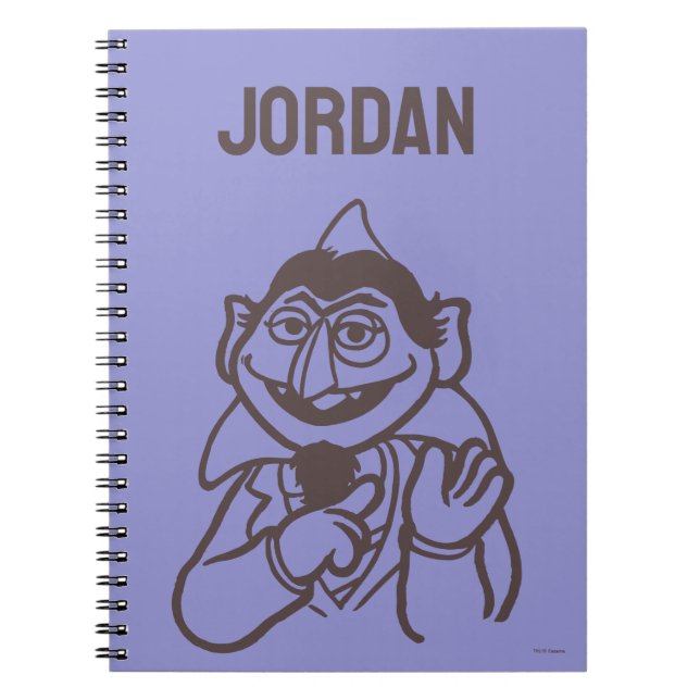 Sesame Street | Count von Count Bright Anteckningsbok (Framsidan)